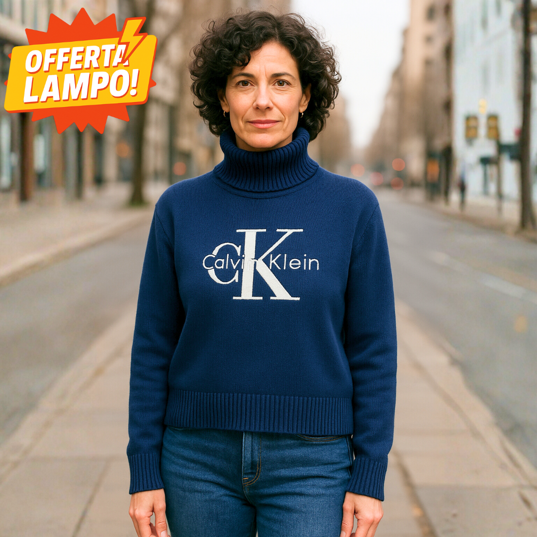 Maglione CK collo alto