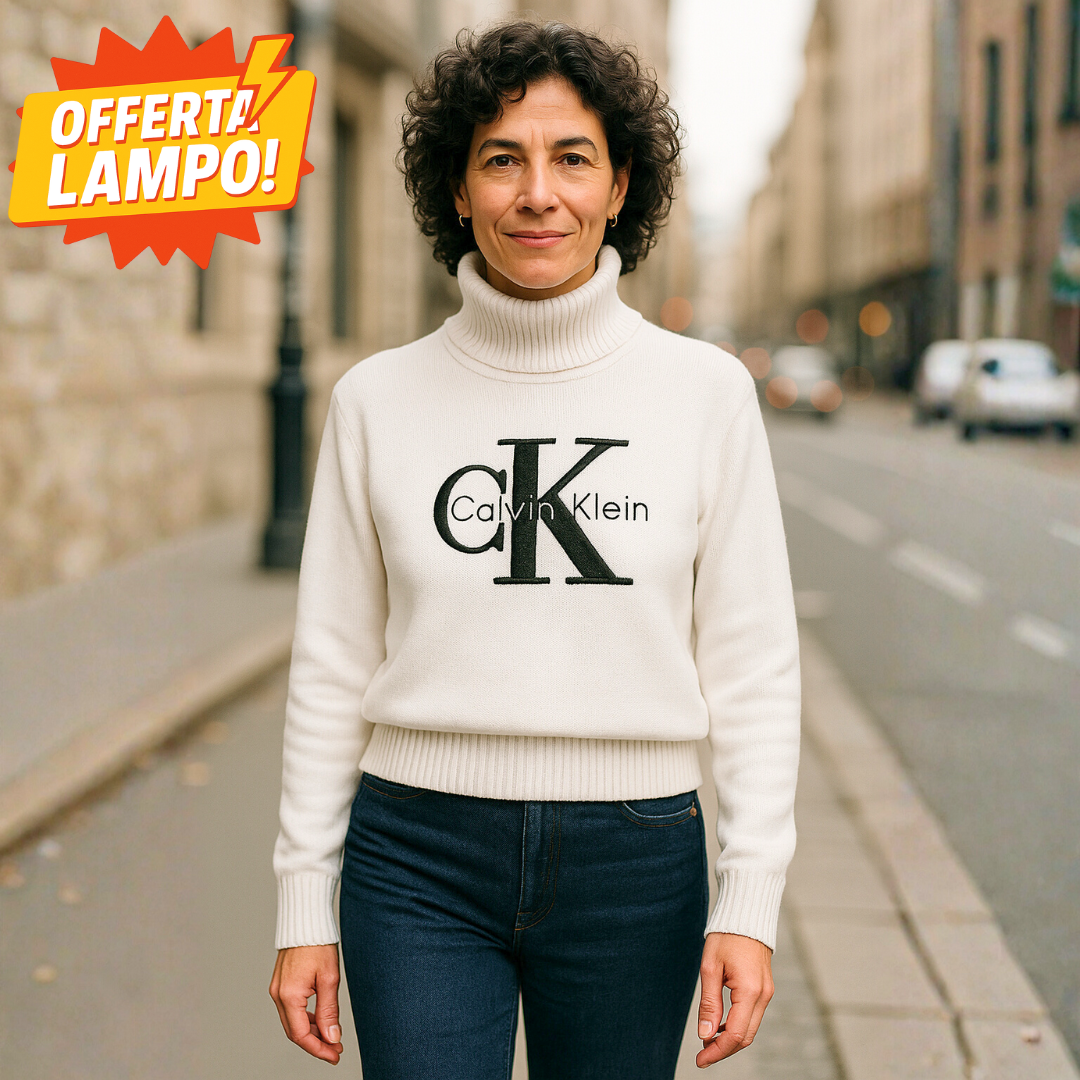 Maglione CK collo alto