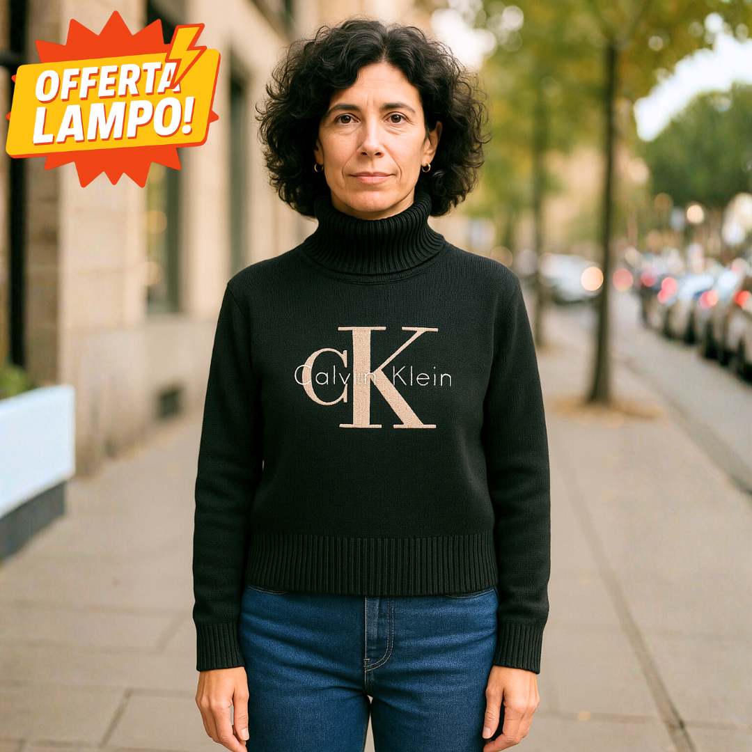 Maglione CK collo alto